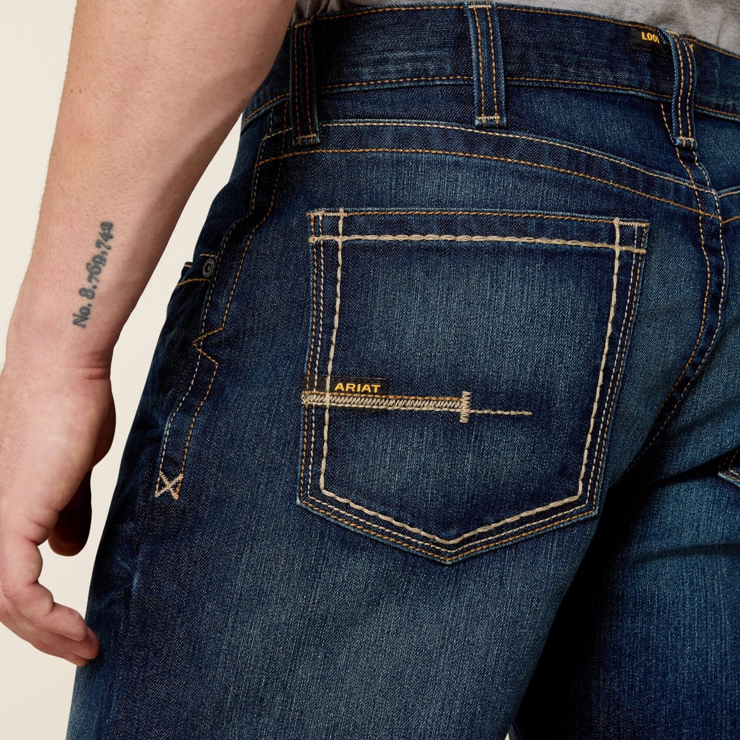 Rebar M4 Low Rise DuraStretch Edge Boot Cut Jean Men | Ariat discount