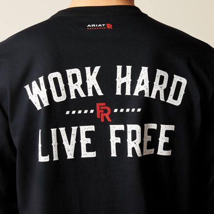 FR Work Hard Live Free T-Shirt Men | Ariat online