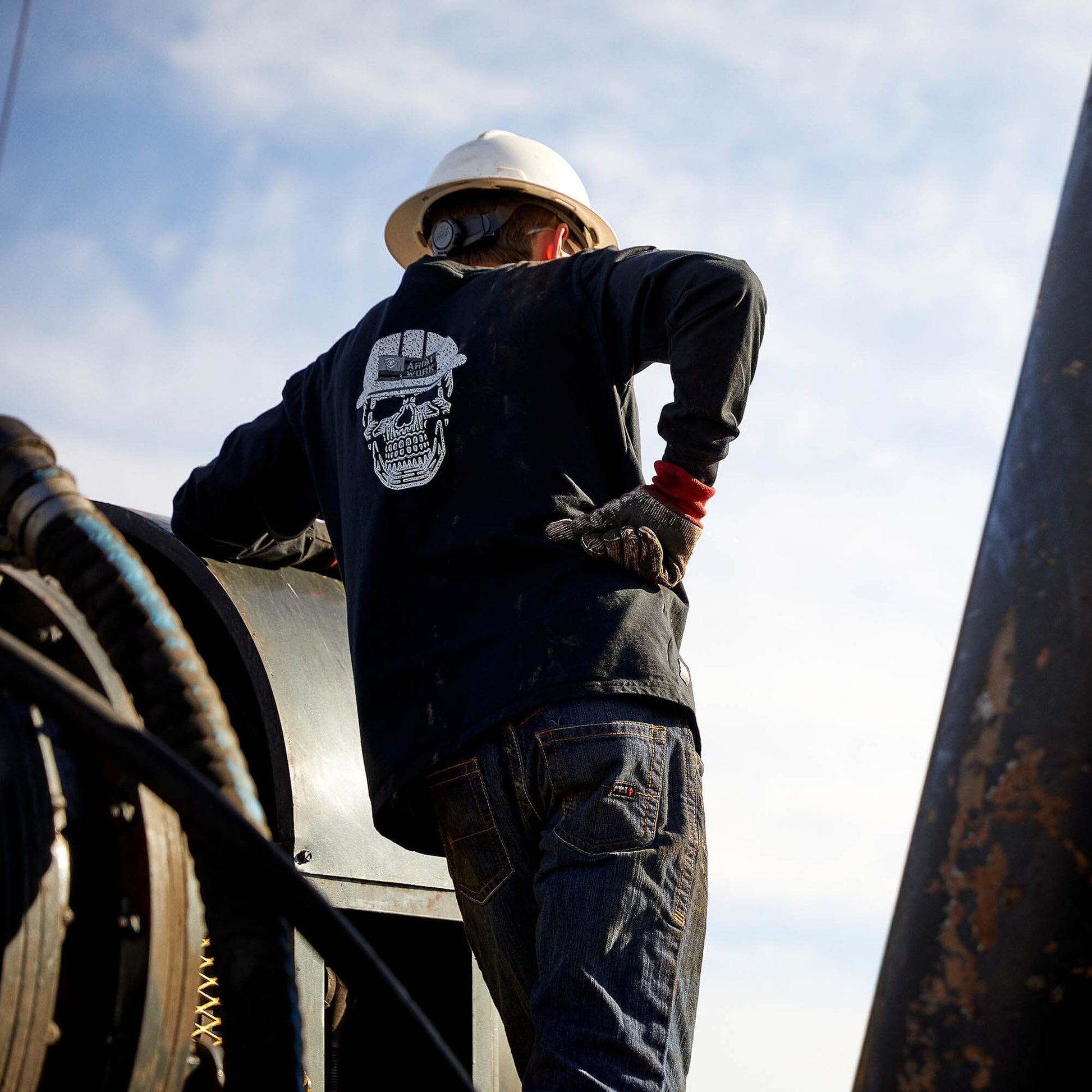 FR Roughneck Skull Logo T-Shirt Men | Ariat online shop