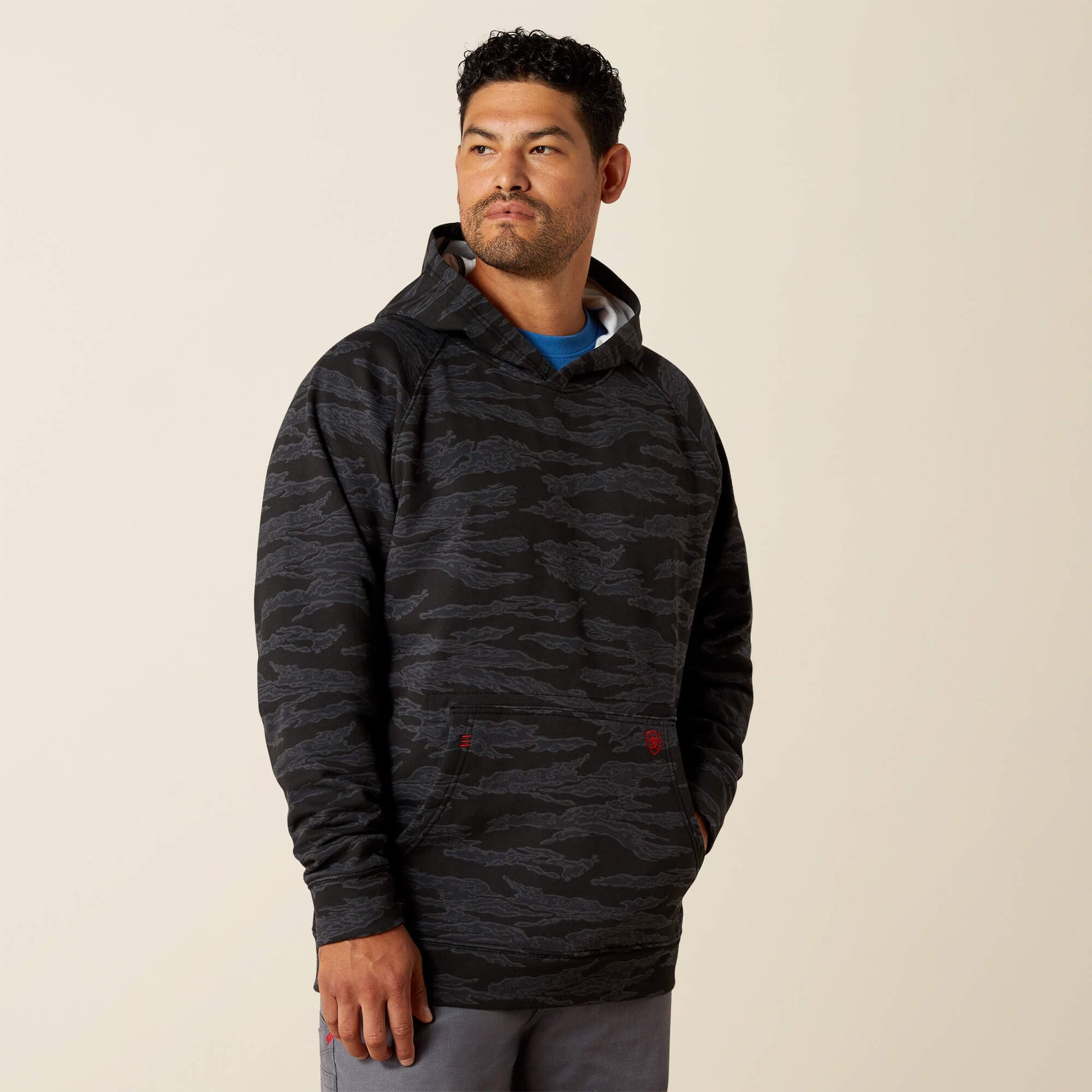 FR DuraStretch Smoke Hoodie Men | Ariat on sale