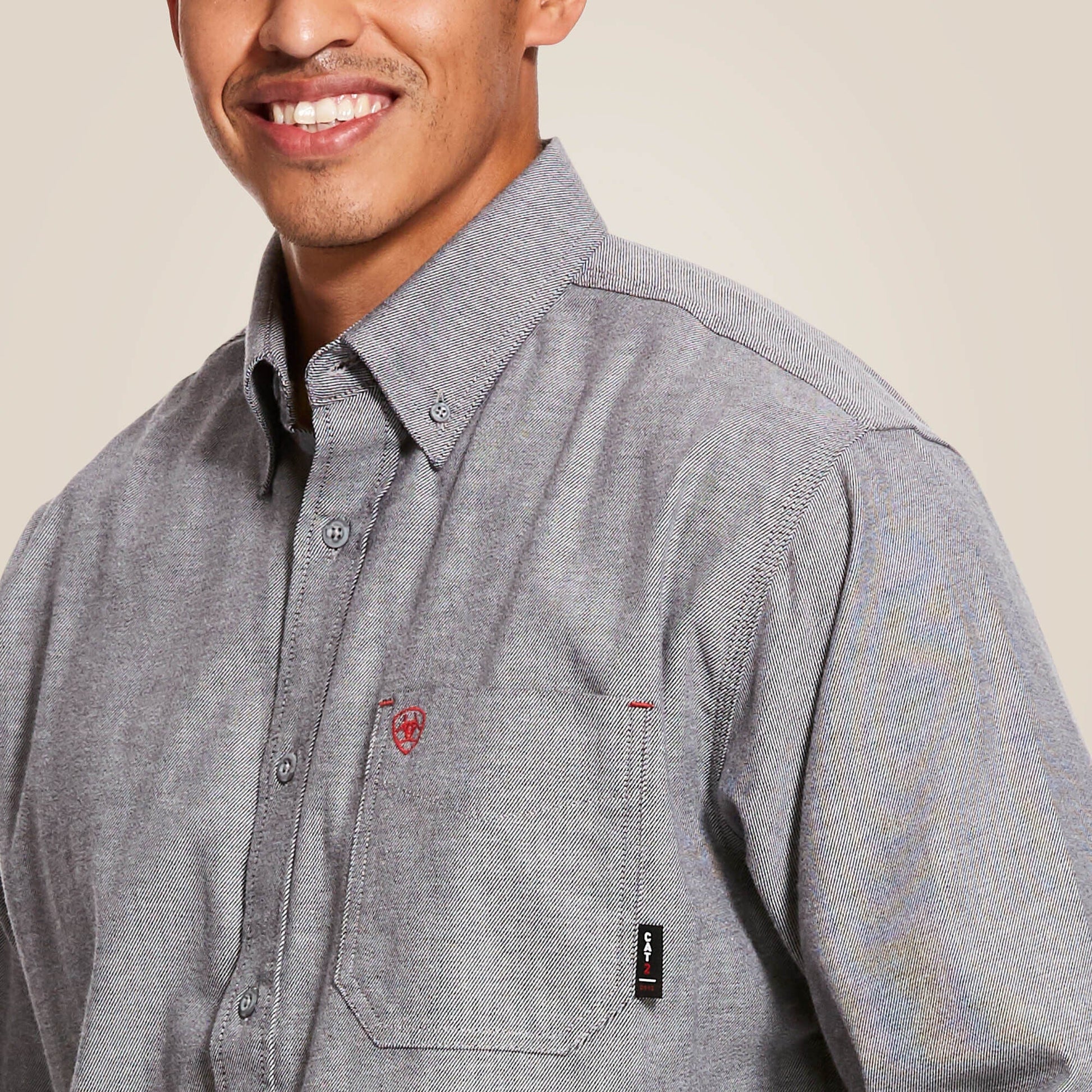 FR Solid Twill DuraStretch Work Shirt Men | Ariat for sale