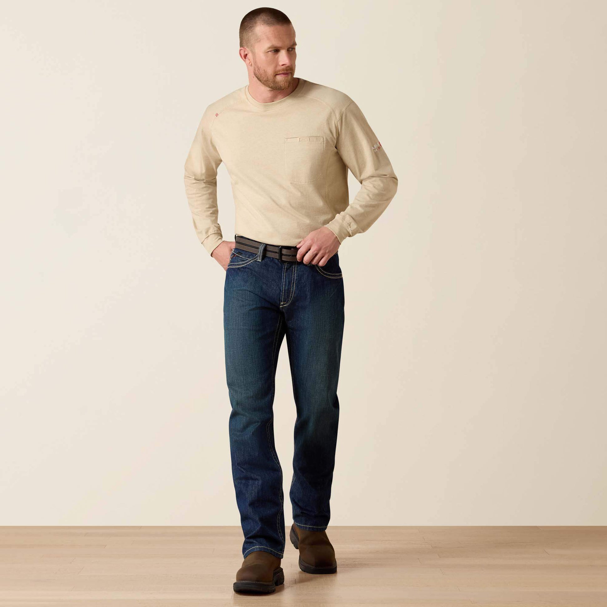 FR M4 Relaxed Boundary Boot Cut Jean Men | Ariat discount
