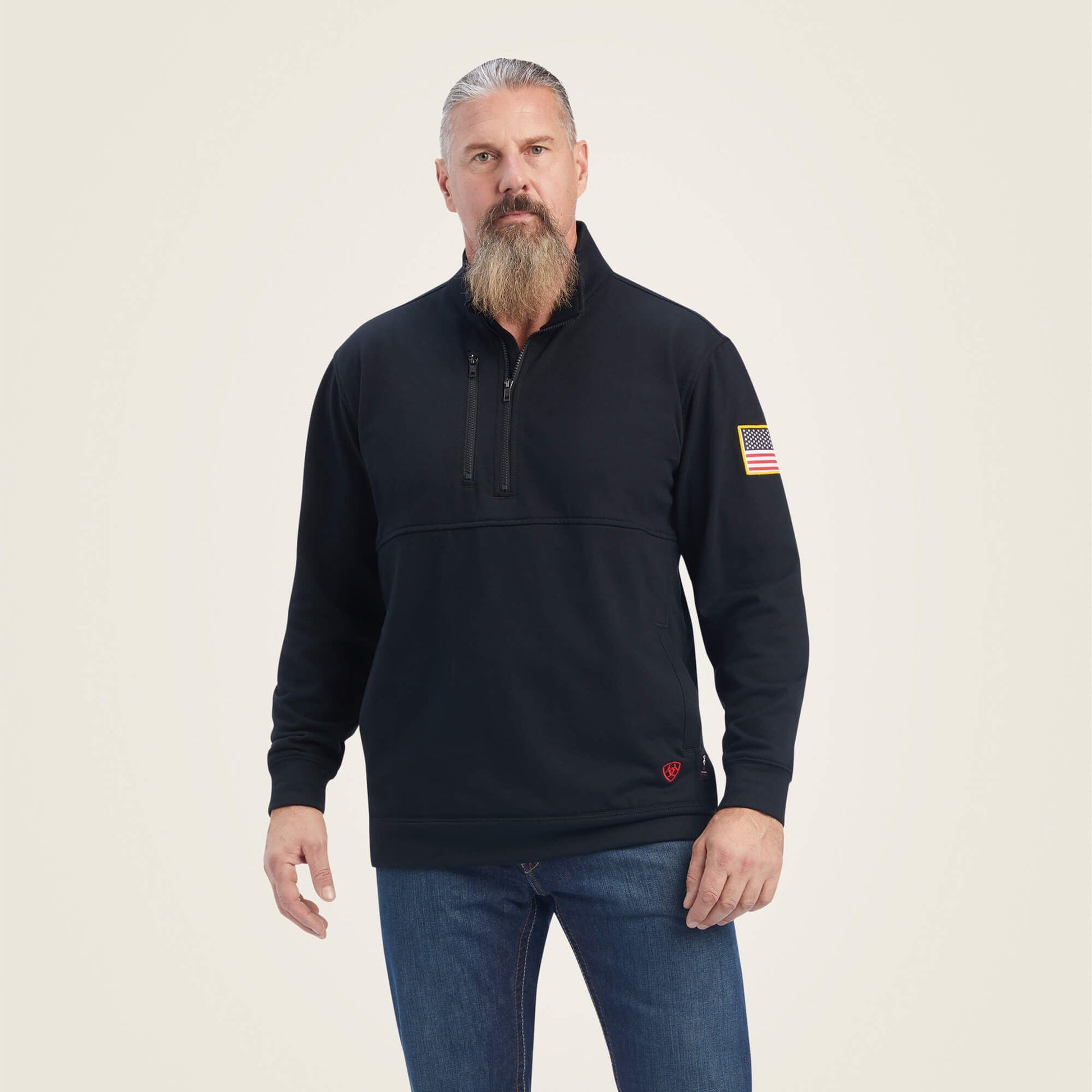 FR Durastrech Fleece 1/2 Zip Job Shirt Men | Ariat sale