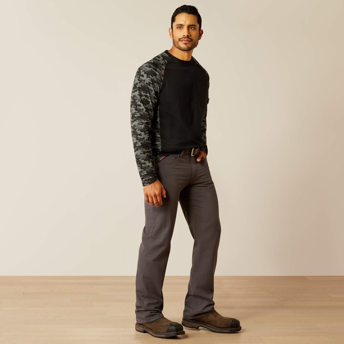 FR AC Stretch Camo Baseball T-Shirt Men | Ariat online shop