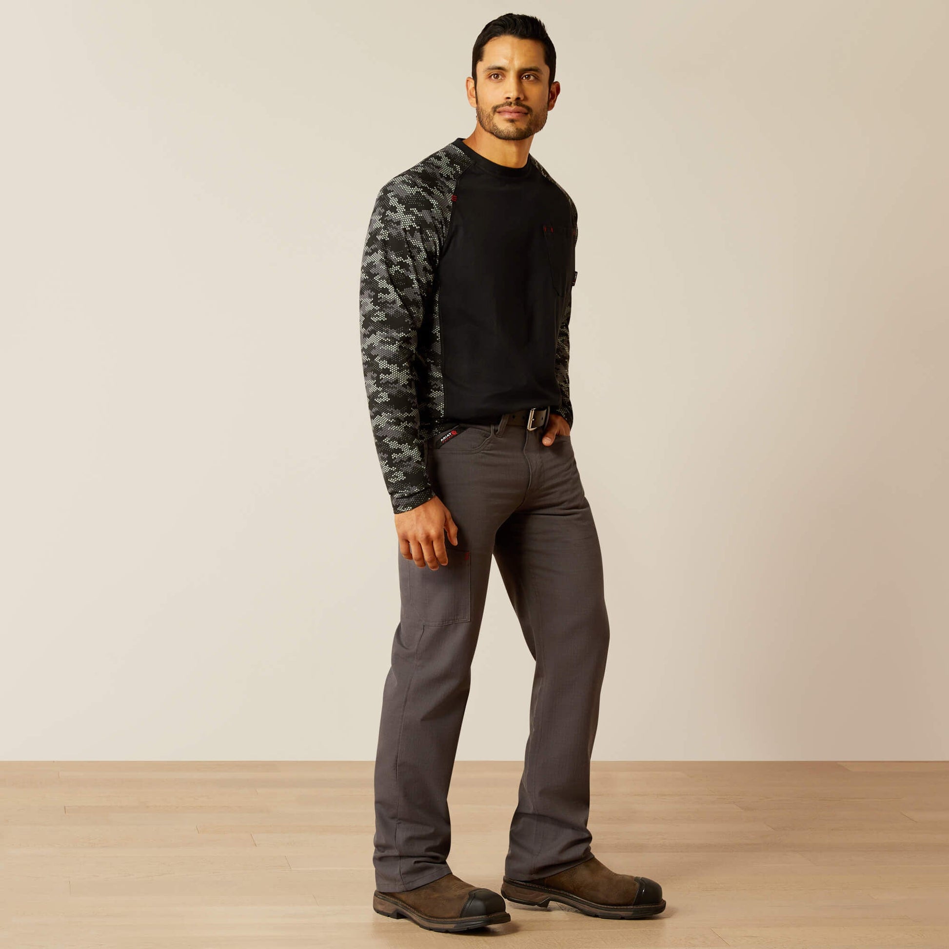FR AC Stretch Camo Baseball T-Shirt Men | Ariat online shop