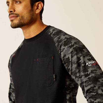 FR AC Stretch Camo Baseball T-Shirt Men | Ariat online shop
