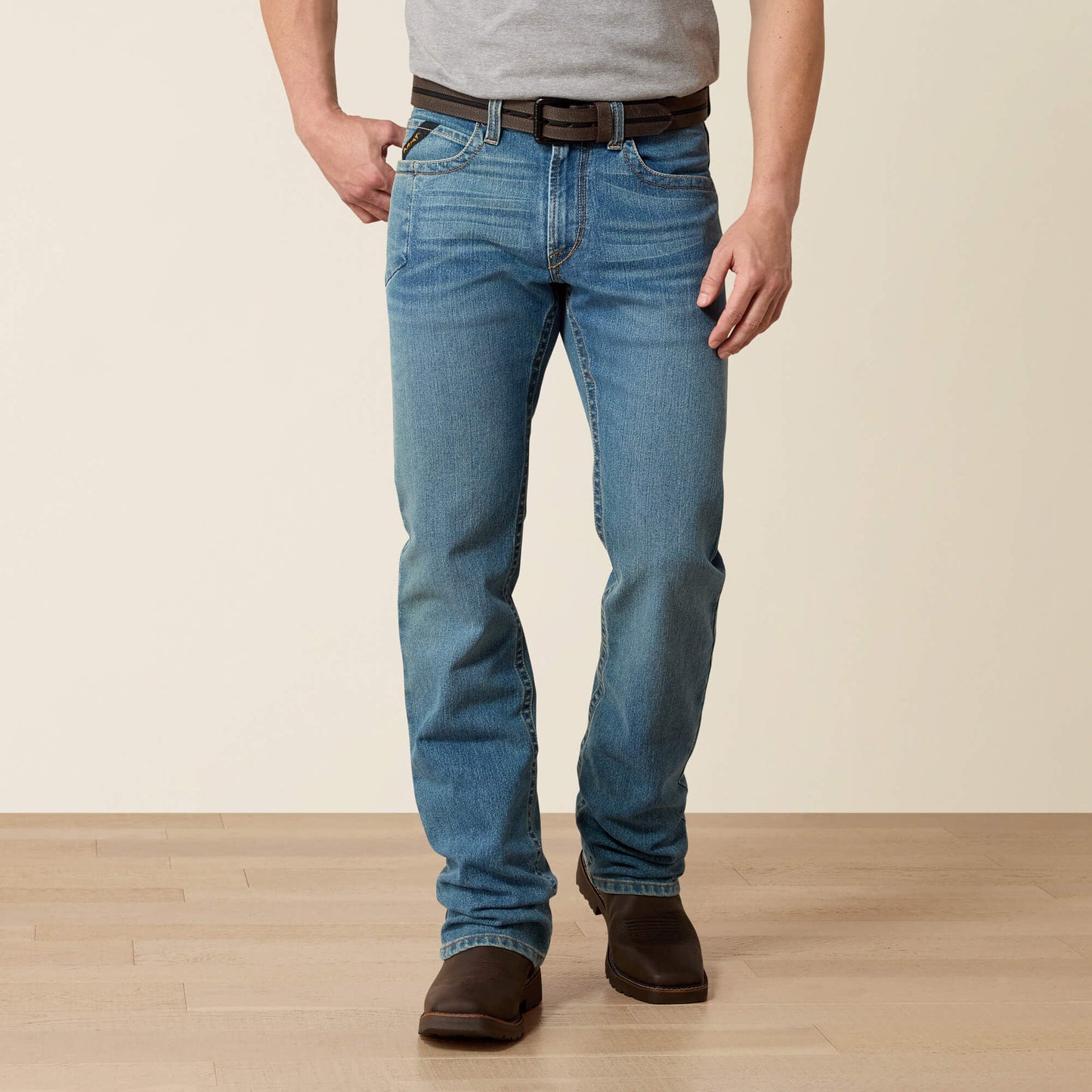 Rebar M4 Low Rise DuraStretch Edge Boot Cut Jean Men | Ariat for sale