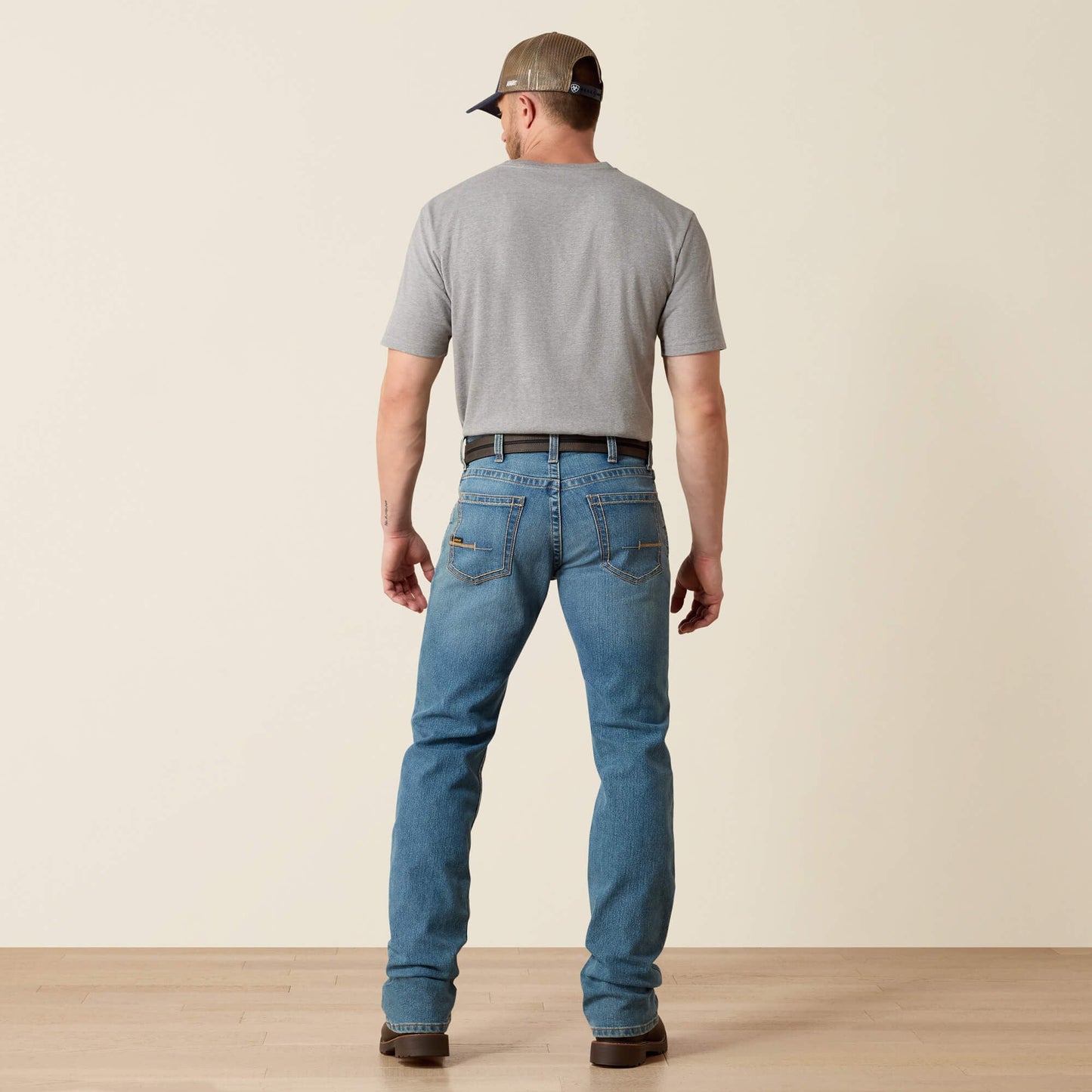 Rebar M4 Low Rise DuraStretch Edge Boot Cut Jean Men | Ariat for sale