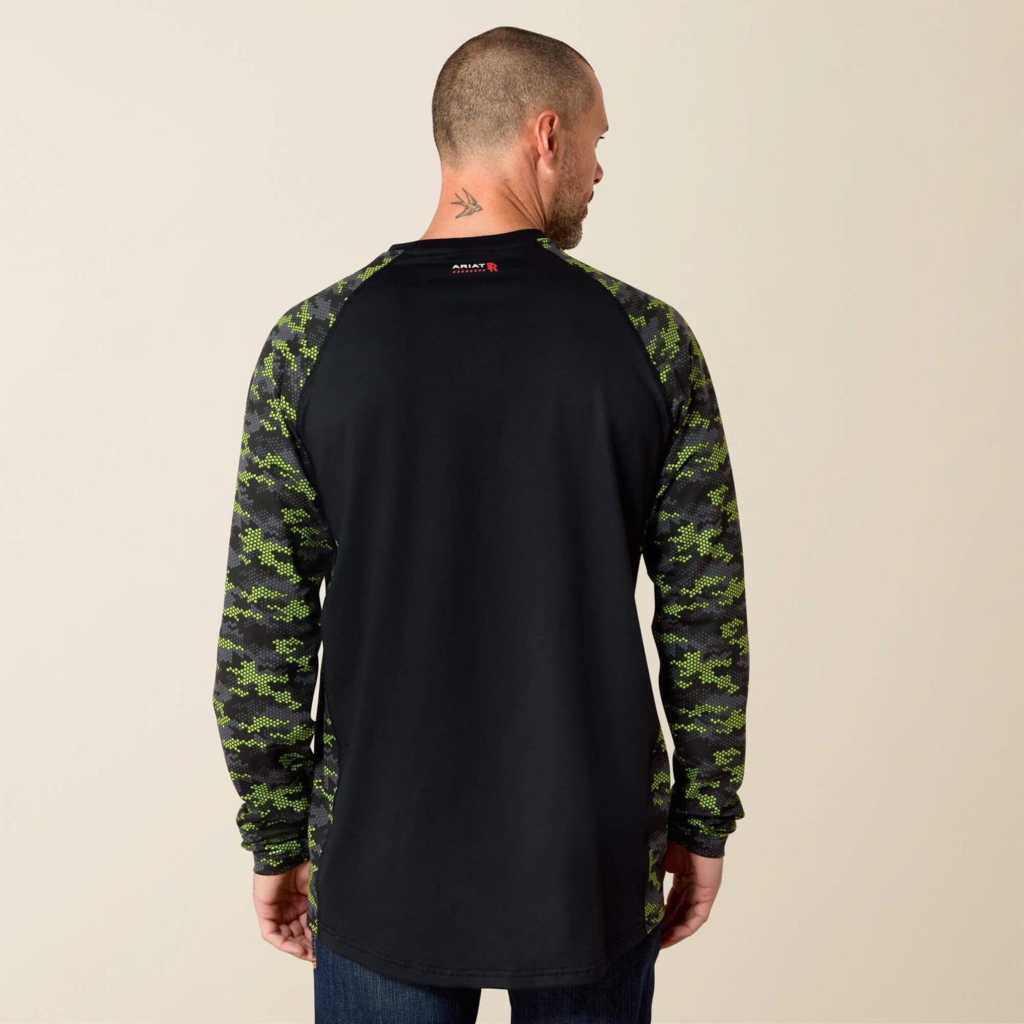 FR AC Stretch Camo Baseball T-Shirt Men | Ariat on sale