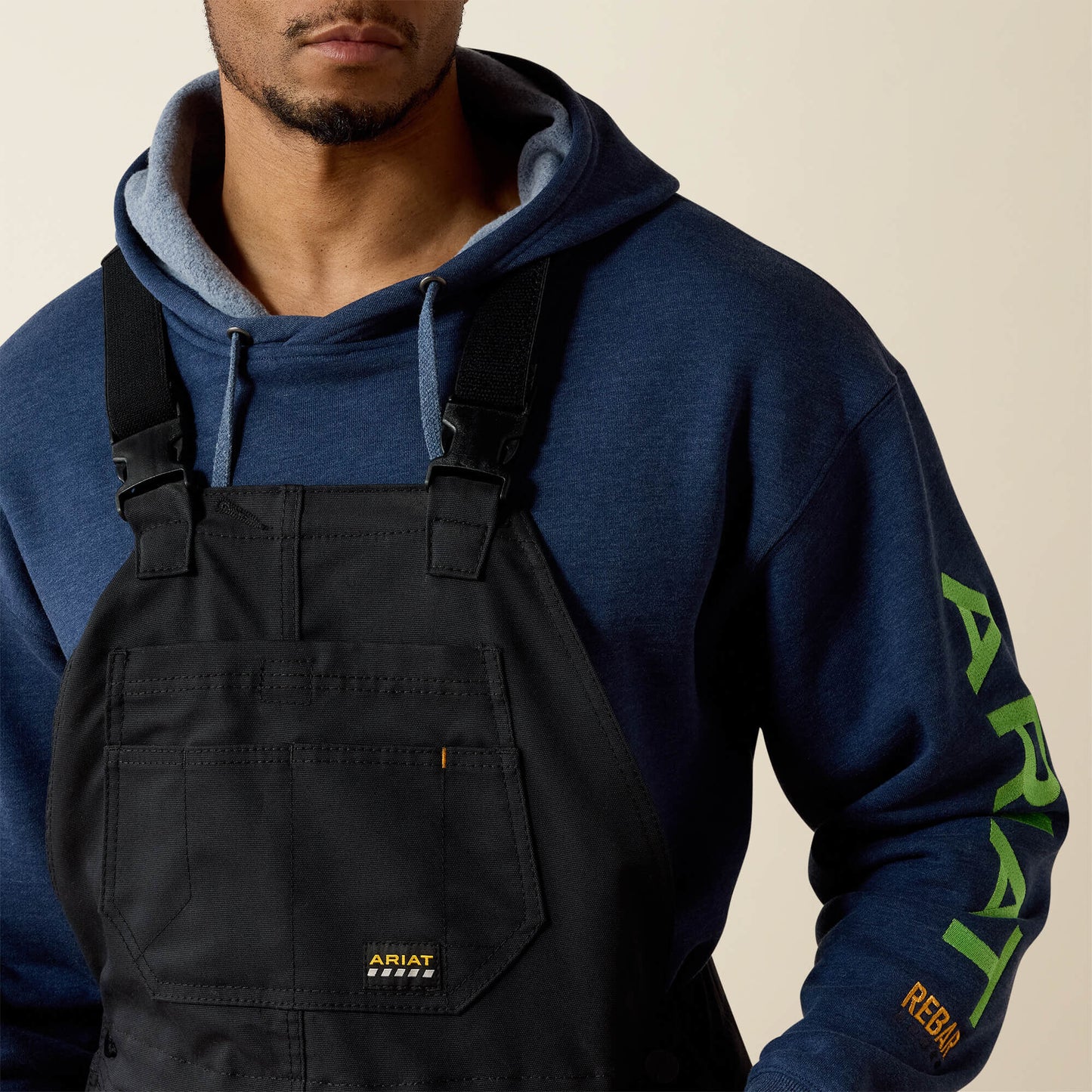 Rebar DuraCanvas Stretch Insulated Bib Men | Ariat for sale