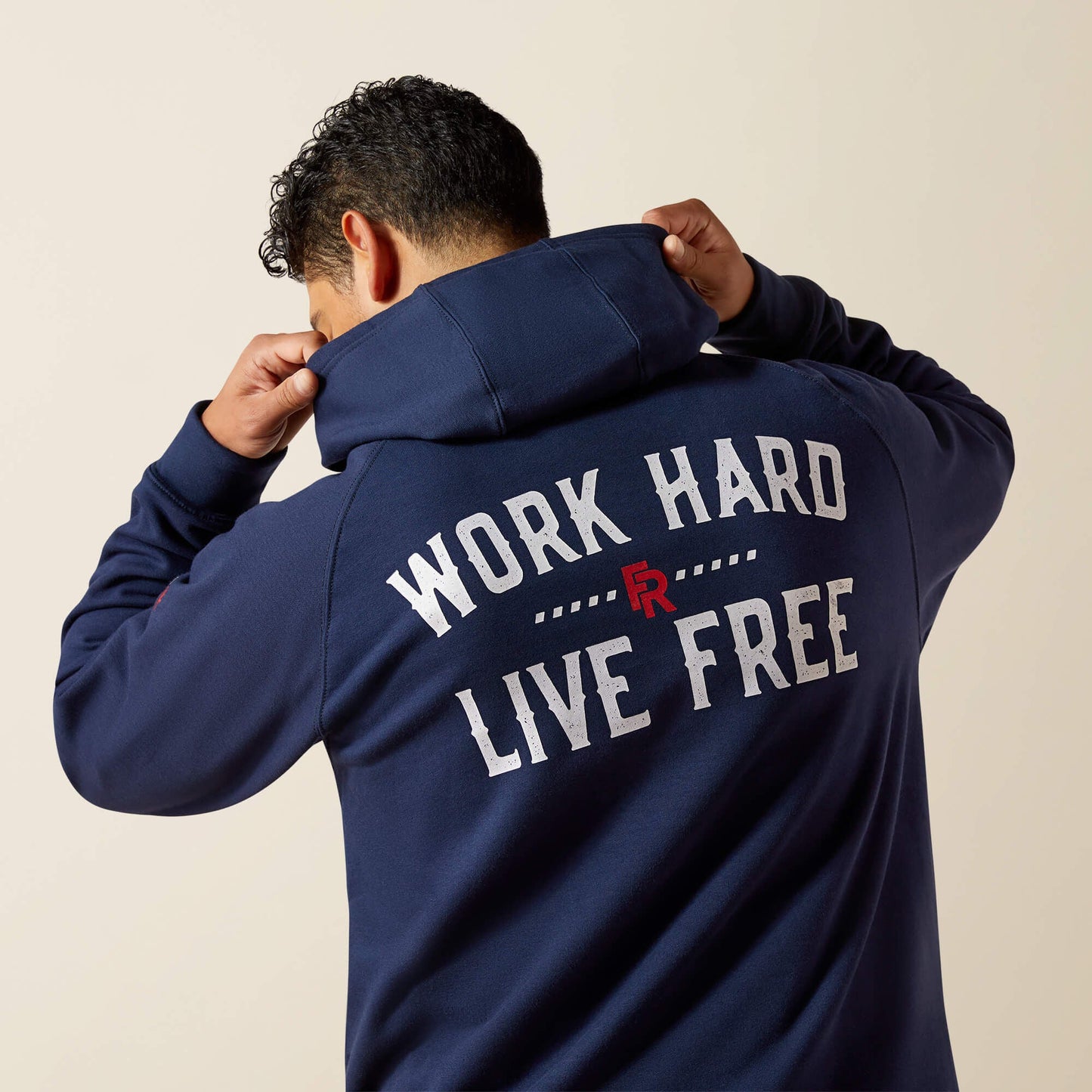 FR DuraStretch Work Hard Live Free Hoodie Men | Ariat discount