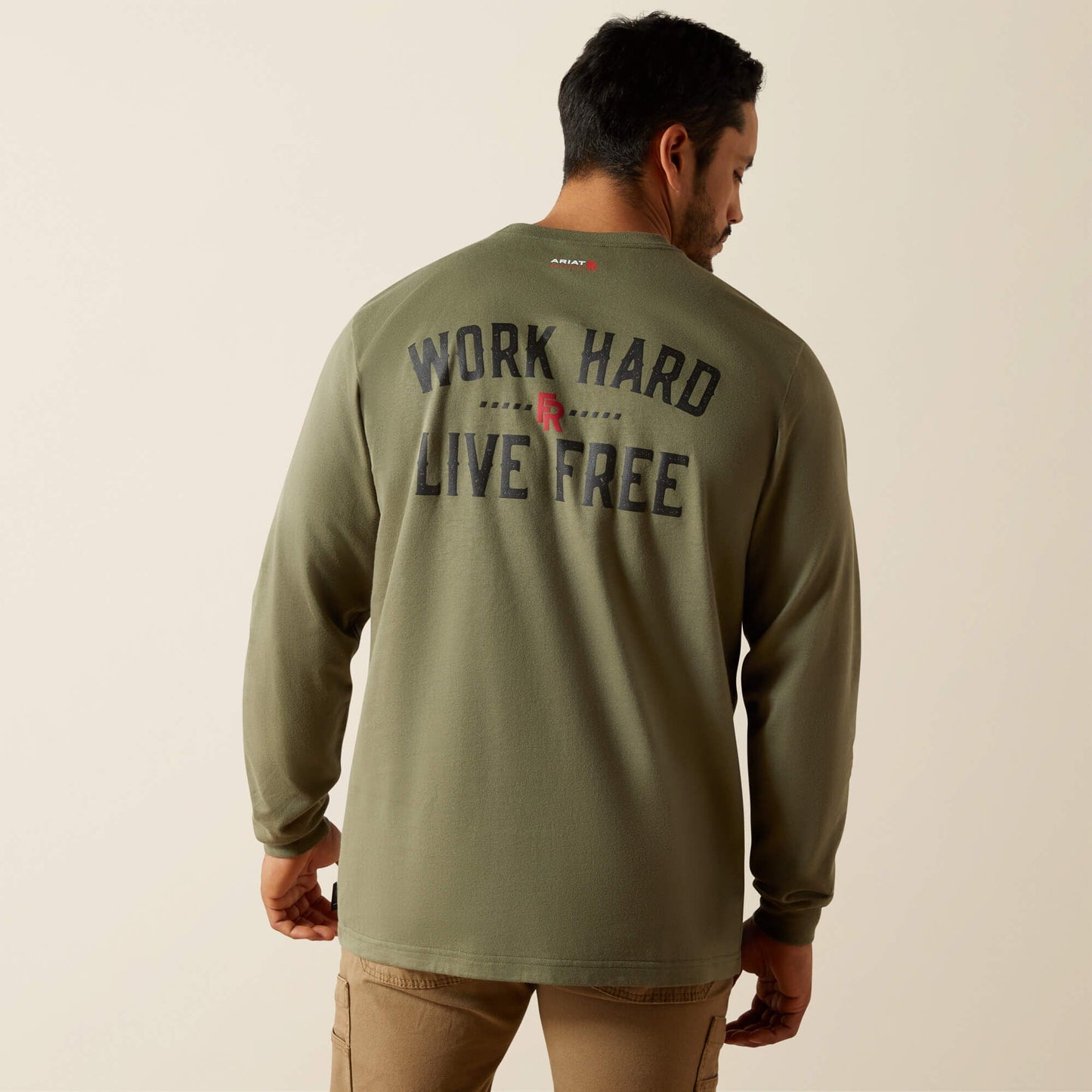 FR Work Hard Live Free T-Shirt Men | Ariat outlet