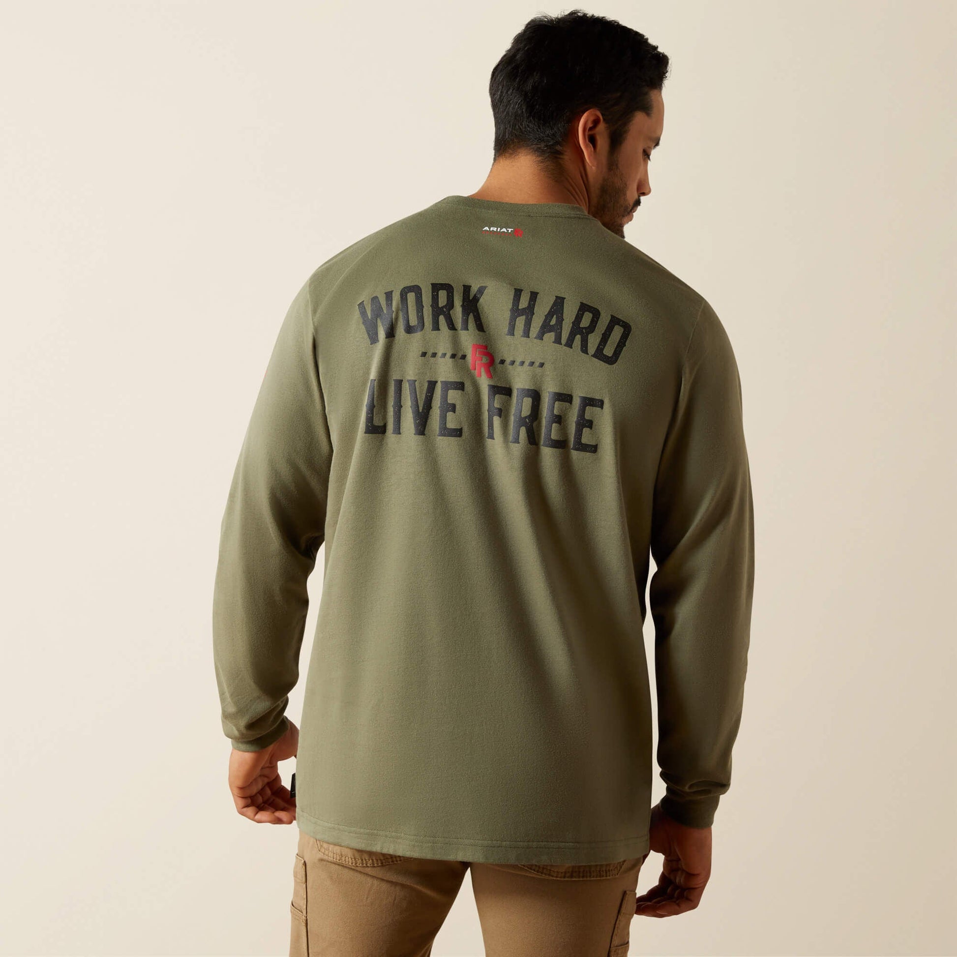 FR Work Hard Live Free T-Shirt Men | Ariat outlet