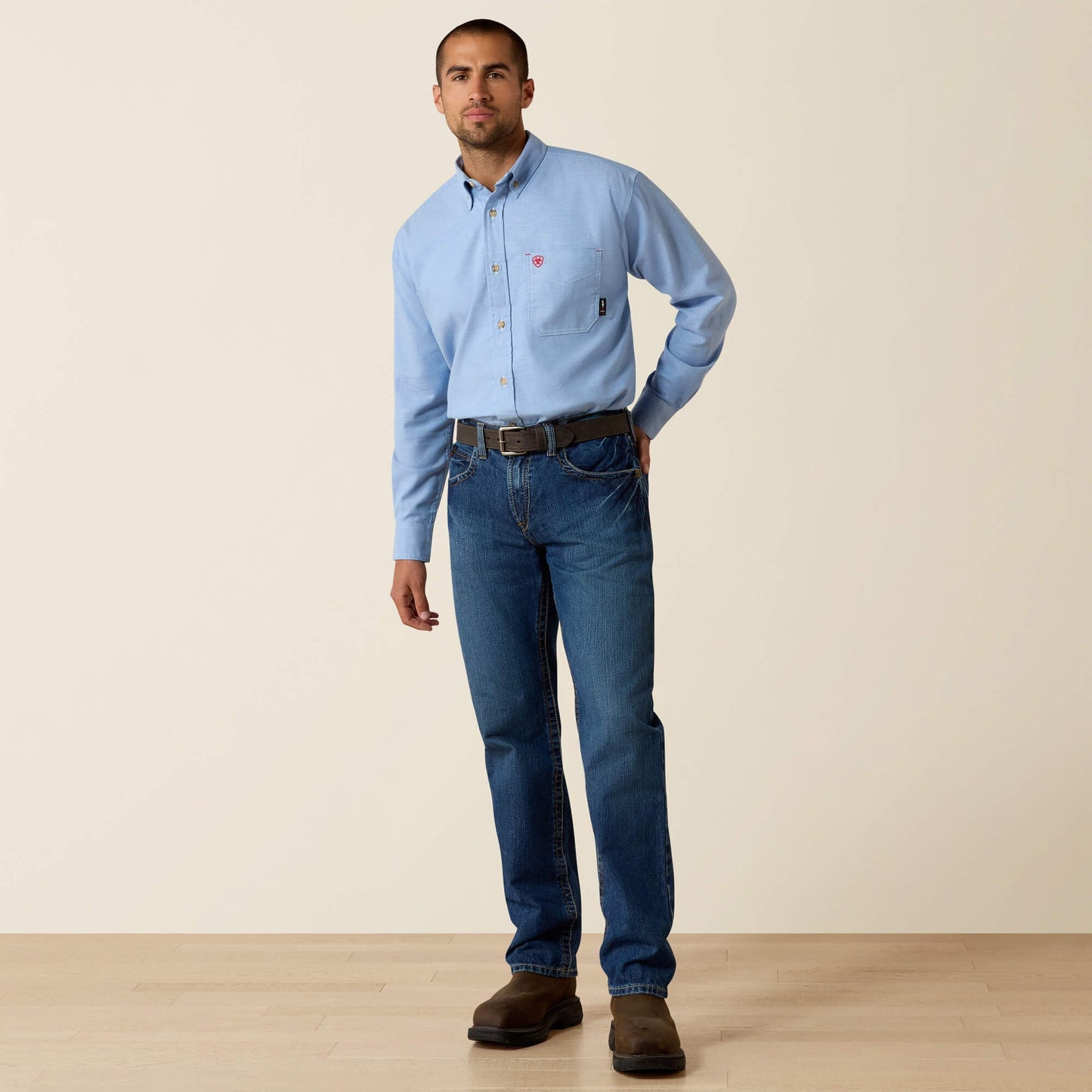 FR Solid Twill DuraStretch Work Shirt Men | Ariat sale