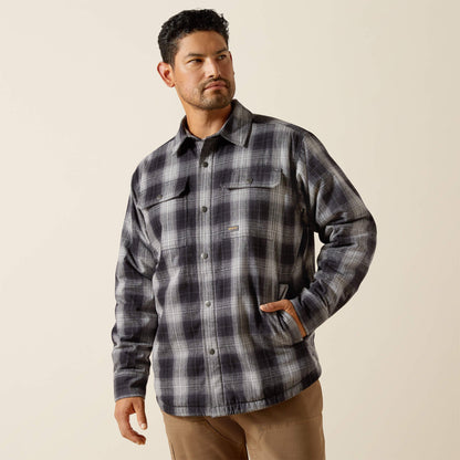Rebar Flannel Insulated Shirt Jacket Men | Ariat online
