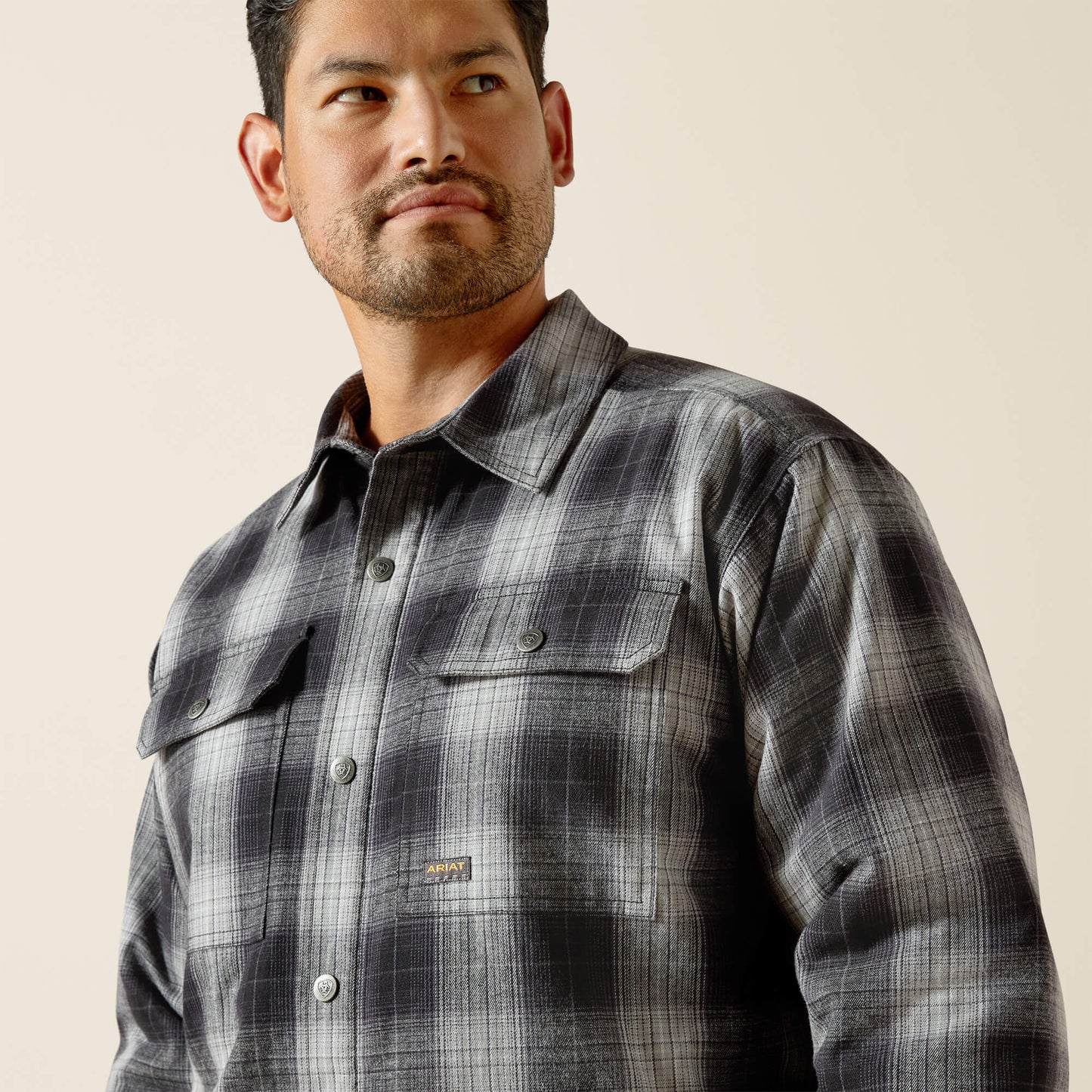 Rebar Flannel Insulated Shirt Jacket Men | Ariat online
