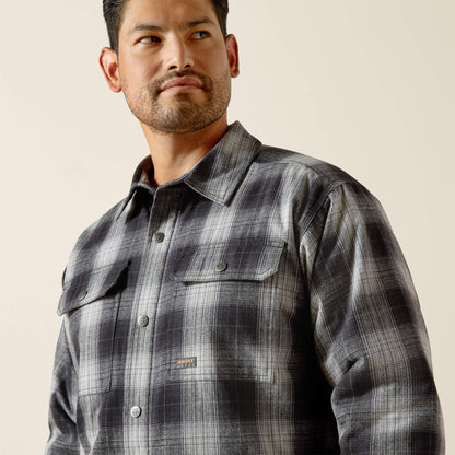 Rebar Flannel Insulated Shirt Jacket Men | Ariat online