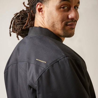 Rebar Stretch Canvas Bomber Jacket Men | Ariat for sale