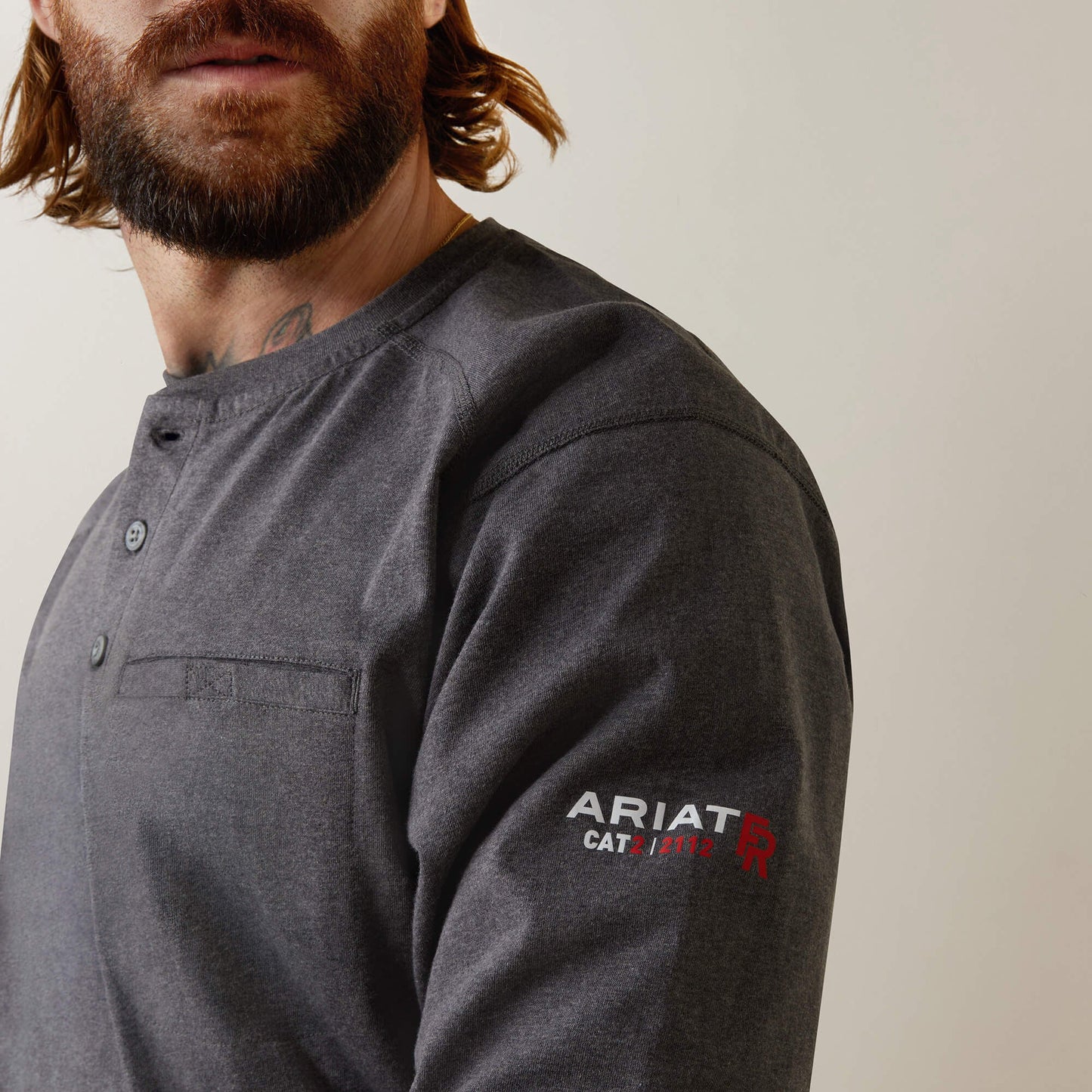 FR Air Refinery Row Graphic Henley Top Men | Ariat online