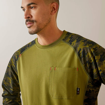 FR AC Stretch Camo Baseball T-Shirt Men | Ariat online shop