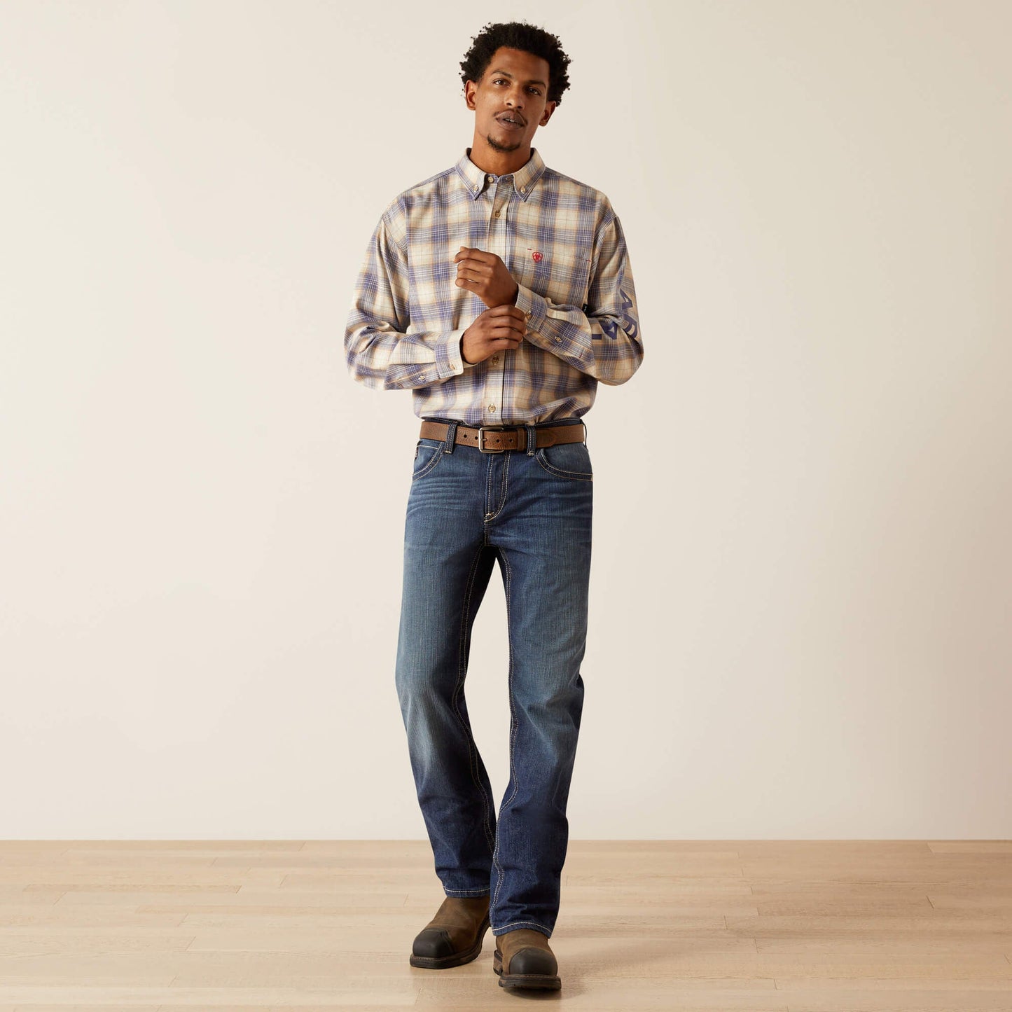 FR Crenshaw Logo Work Shirt Men | Ariat on sale