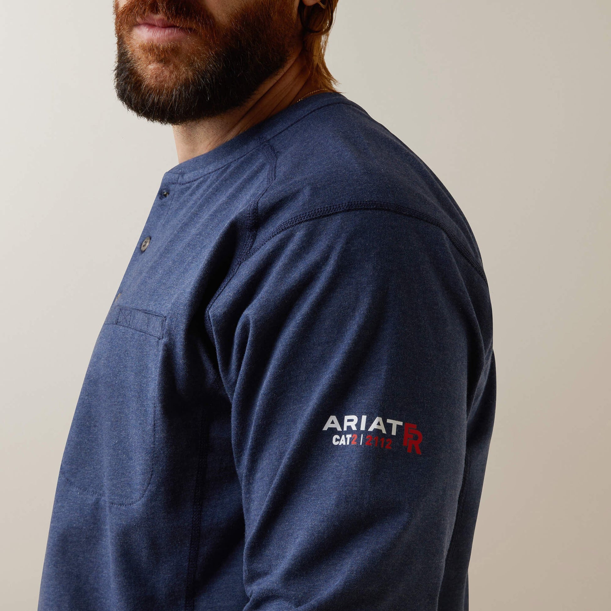 FR Air Refinery Row Graphic Henley Top Men | Ariat for sale