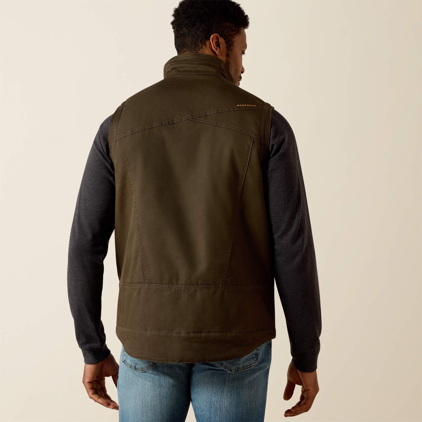 Rebar Washed DuraCanvas Insulated Vest Men | Ariat outlet