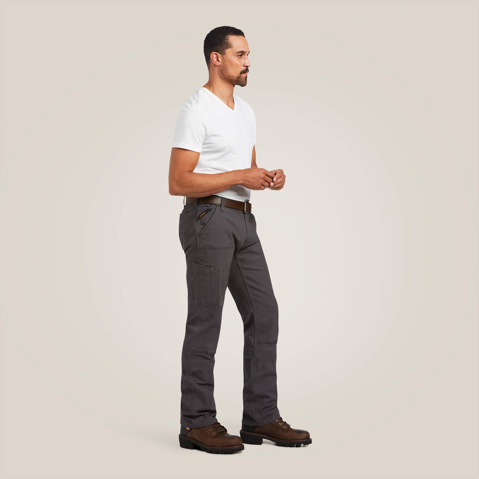 Rebar M7 Slim DuraStretch Made Tough Double Front Straight Pant Men | Ariat outlet