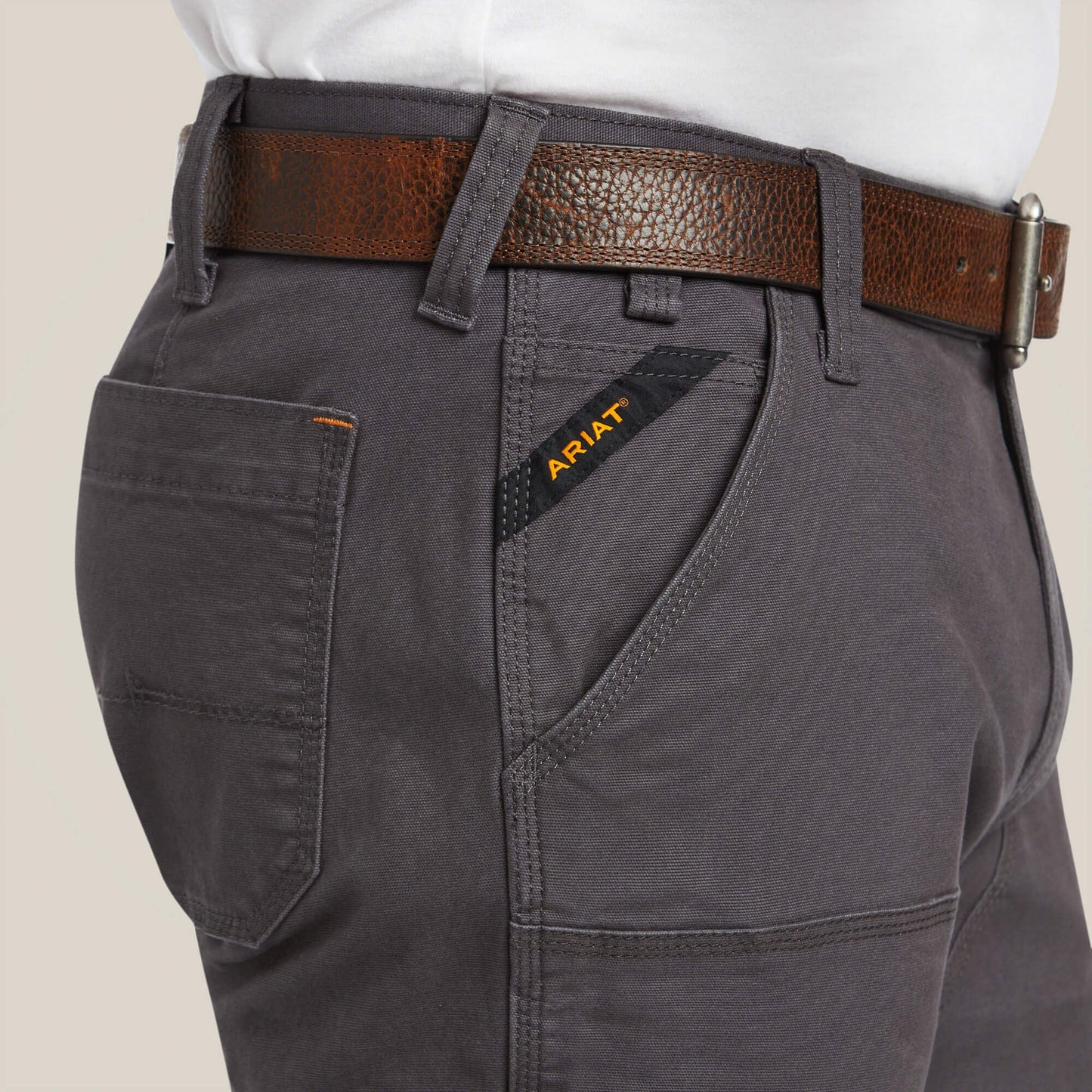 Rebar M7 Slim DuraStretch Made Tough Double Front Straight Pant Men | Ariat outlet