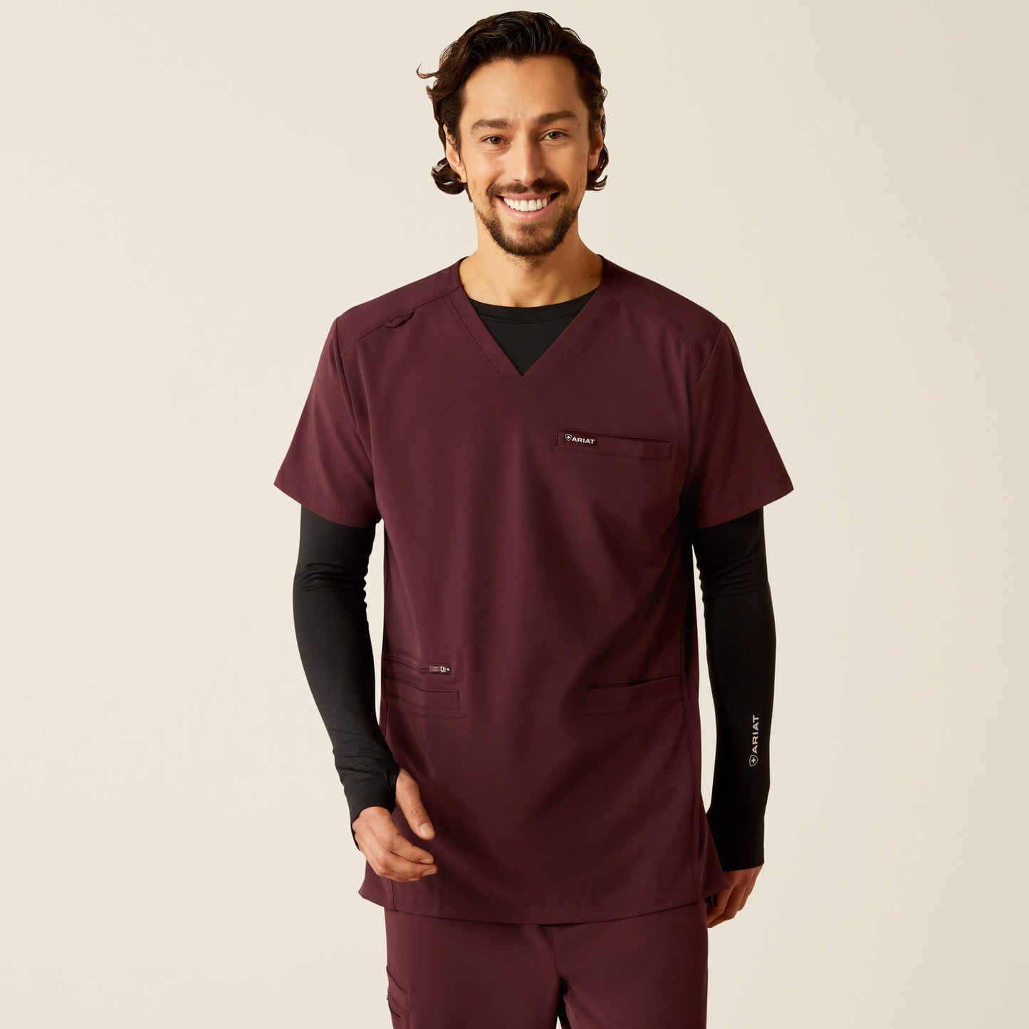 Derham 6 Pocket Scrub Top Men | Ariat discount