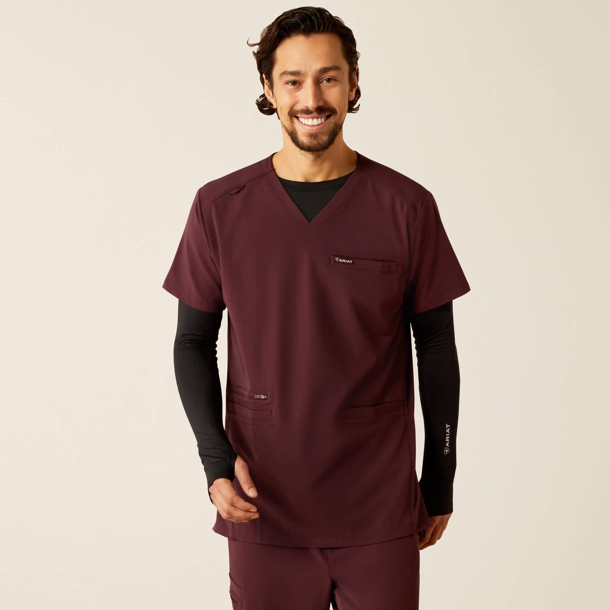 Derham 6 Pocket Scrub Top Men | Ariat discount