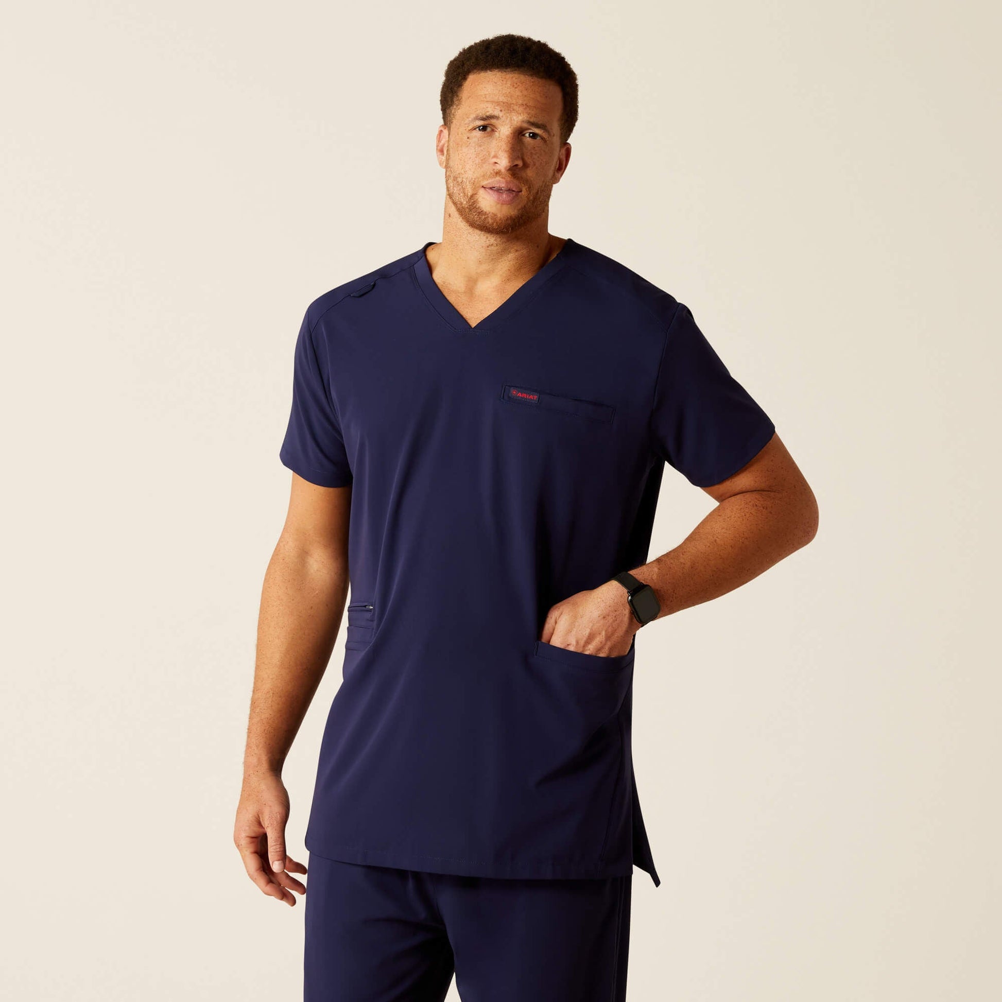 Derham 6 Pocket Scrub Top Men | Ariat for sale