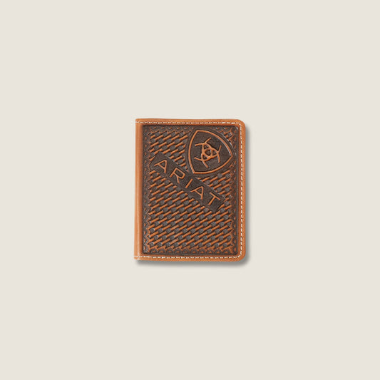 Weaved Bifold Wallet Men | Ariat on sale