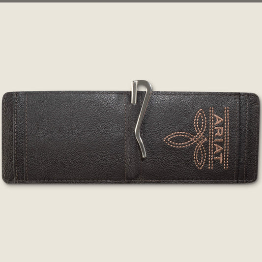 Ariat Logo Print Money Clip Wallet Men | Ariat sale