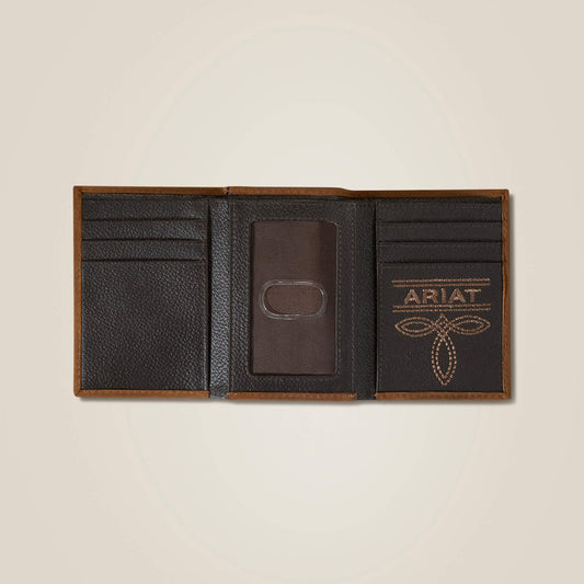 Flag Shield Trifold Wallet Men | Ariat outlet