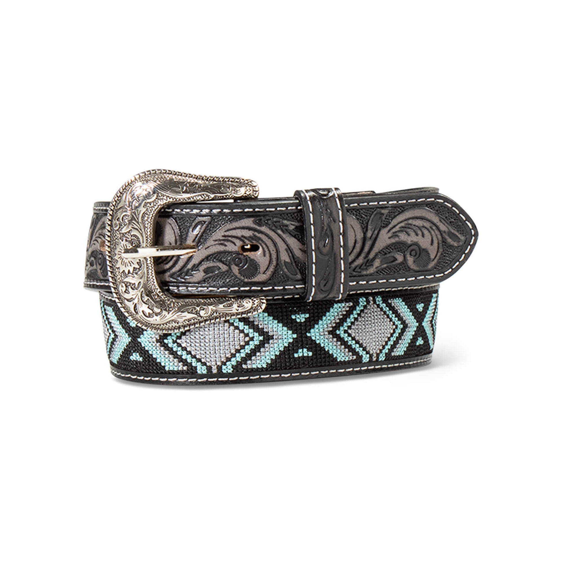 Woven Geo Inlay Belt Men | Ariat for sale