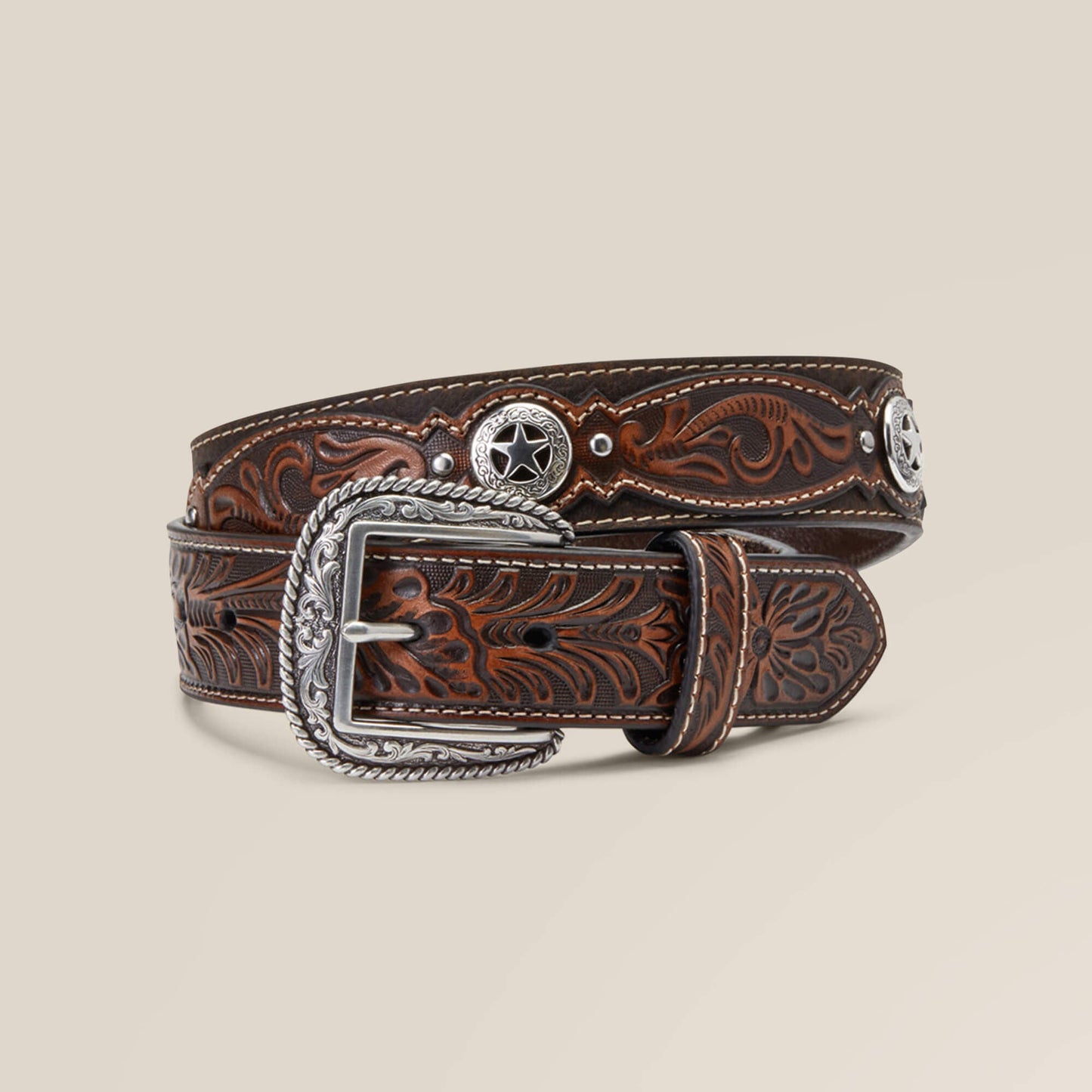 Western Star Medallion Belt Men | Ariat outlet
