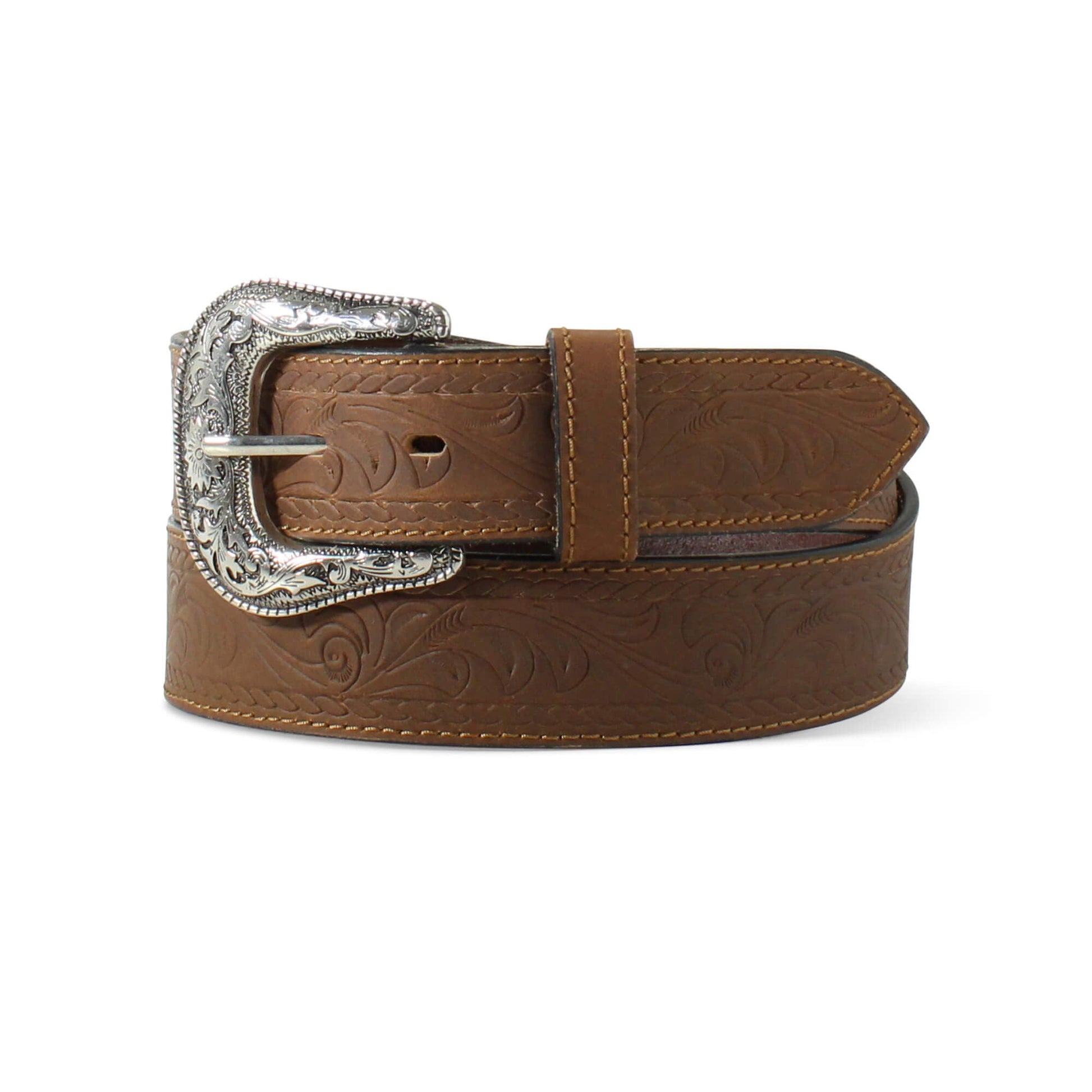 Floral Embossed Belt Men | Ariat discount