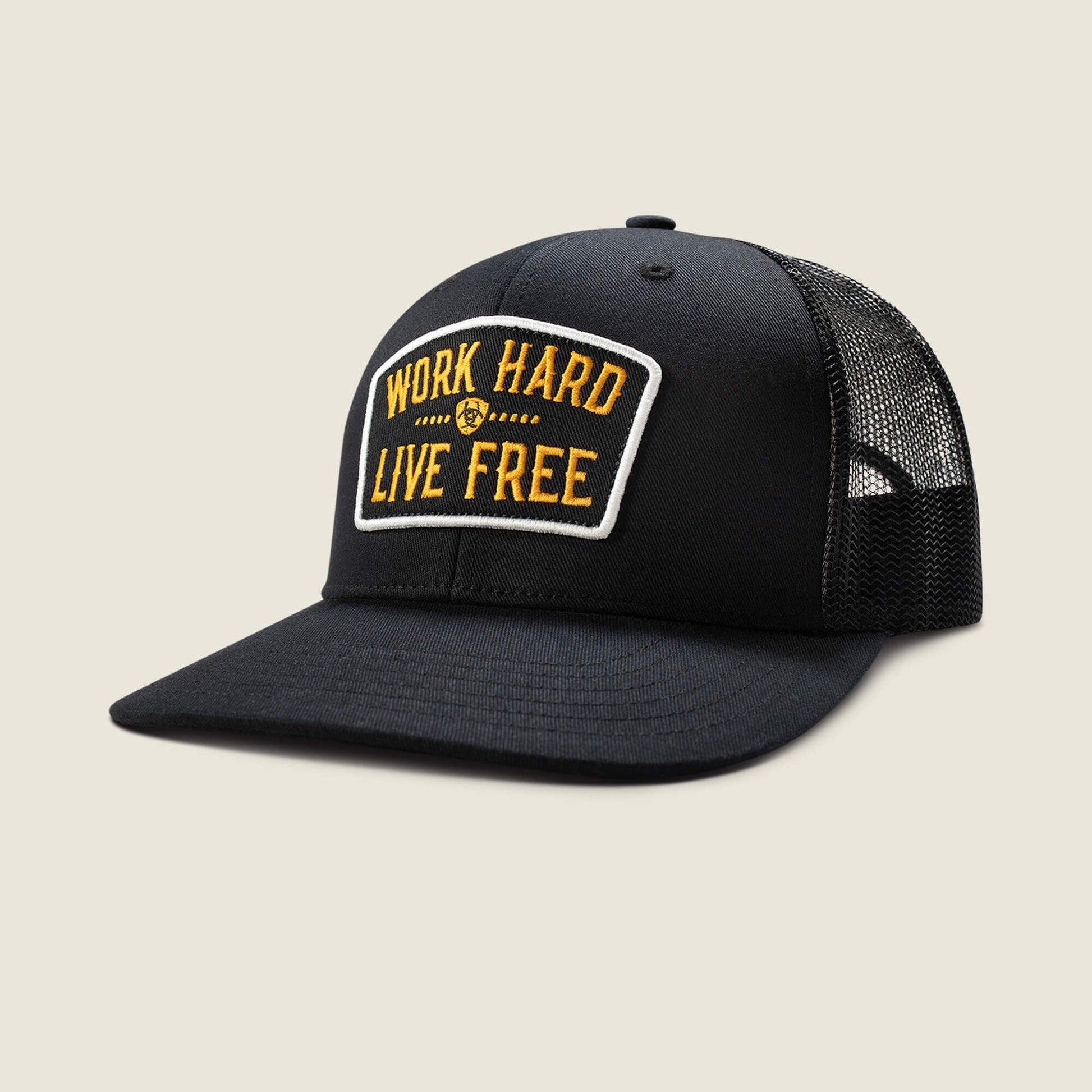 Work Hard Live Free Patch Snapback Cap Men | Ariat online shop