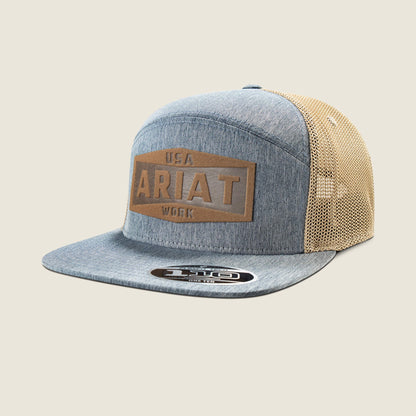 Ariat Work Leather Badge Snapback Cap Men | Ariat for sale