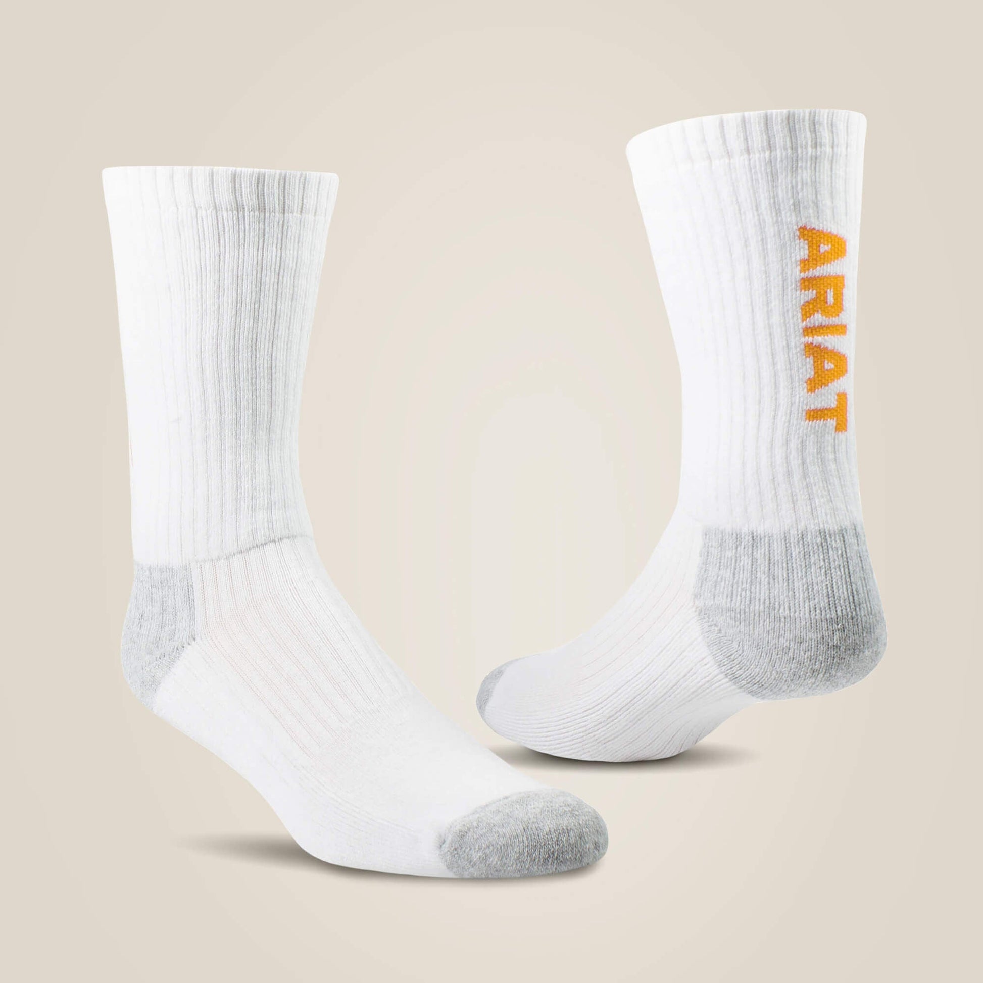 Premium Ringspun Cotton Crew Work Sock 3 Pair Pack Men / Women | Ariat online shop