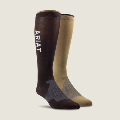 AriatTEK Essential Performance Sock 2 Pair Multi Color Pack Men / Women | Ariat on sale