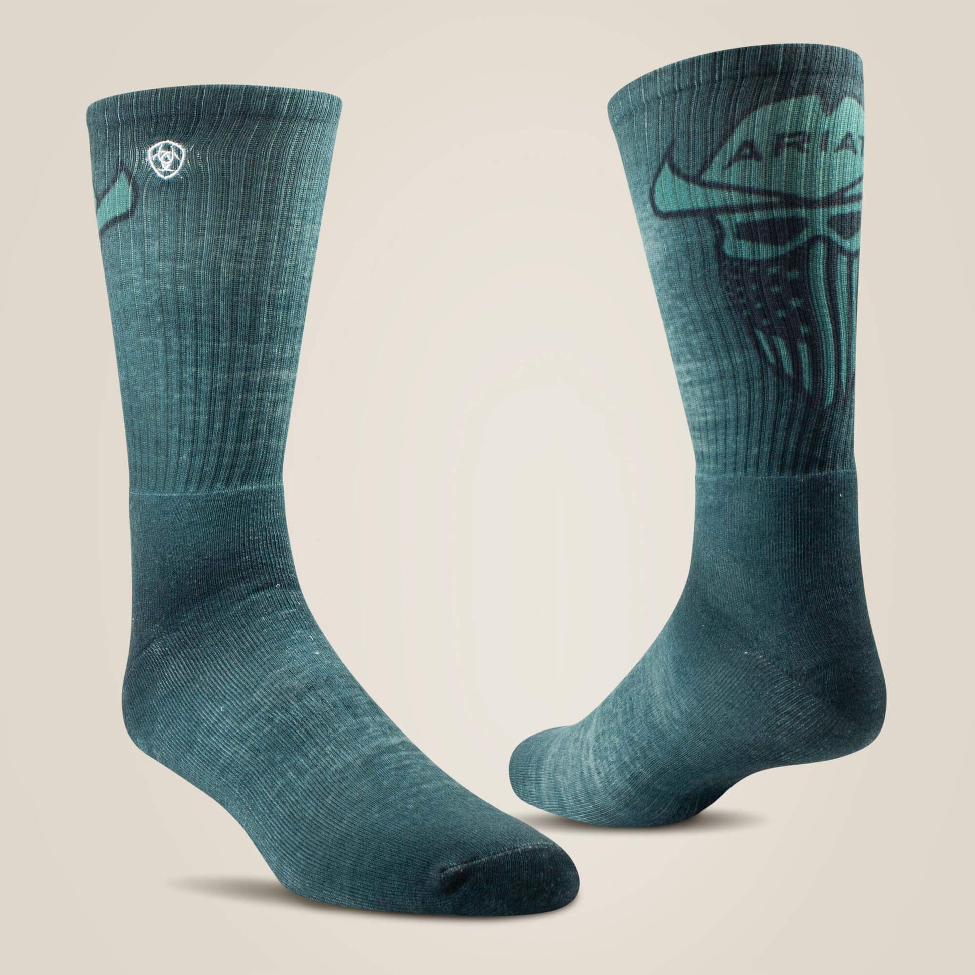 Incognito Graphic Crew Work Sock 2 Pair Multi Color Pack Men / Women | Ariat online