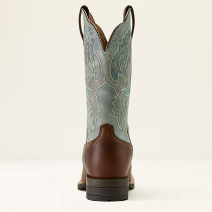 Hybrid Ranchwork Wide Square Toe Western Boot Women | Ariat sale