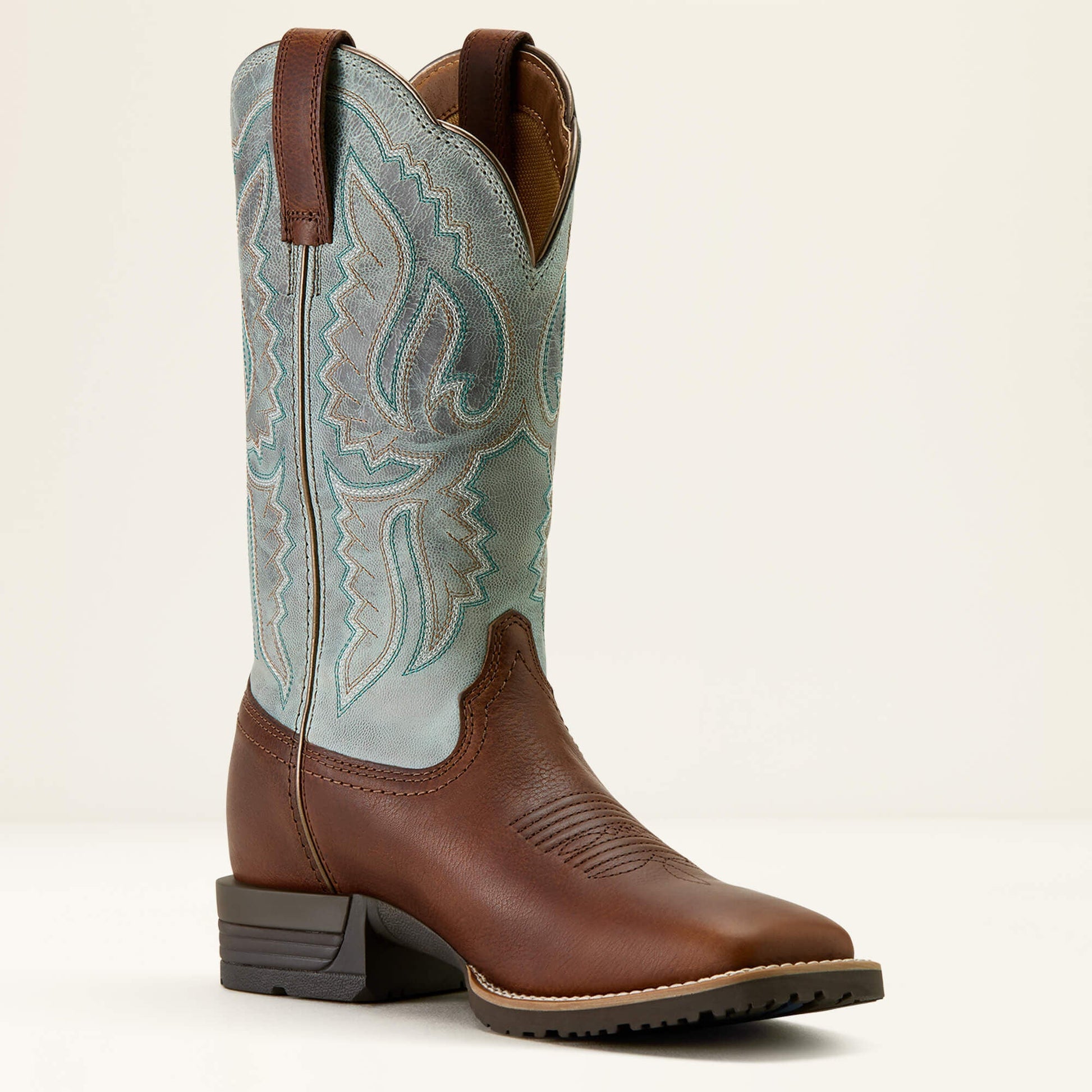 Hybrid Ranchwork Wide Square Toe Western Boot Women | Ariat sale