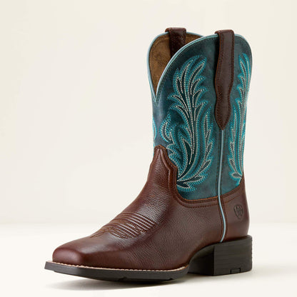 Round Up Filly Wide Square Toe Western Boot Women | Ariat online