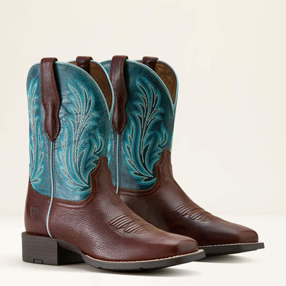 Round Up Filly Wide Square Toe Western Boot Women | Ariat online