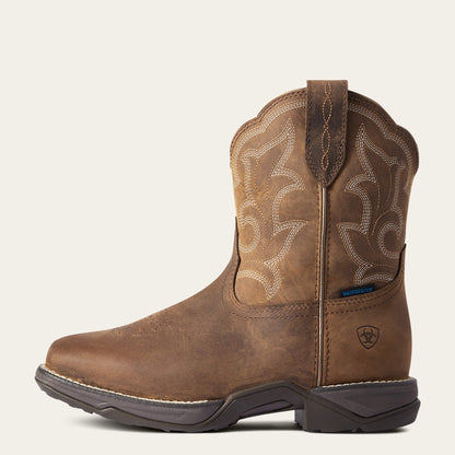 Anthem Shortie II Waterproof Square Toe Western Boot Women | Ariat for sale