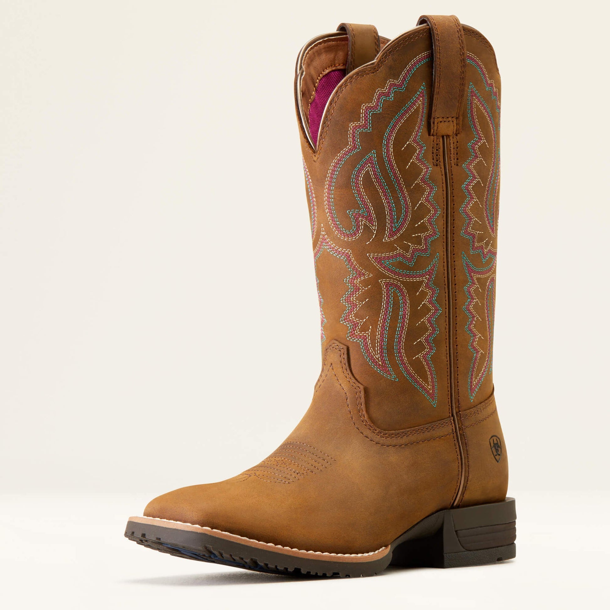 Hybrid Ranchwork Wide Square Toe Western Boot Women | Ariat online shop