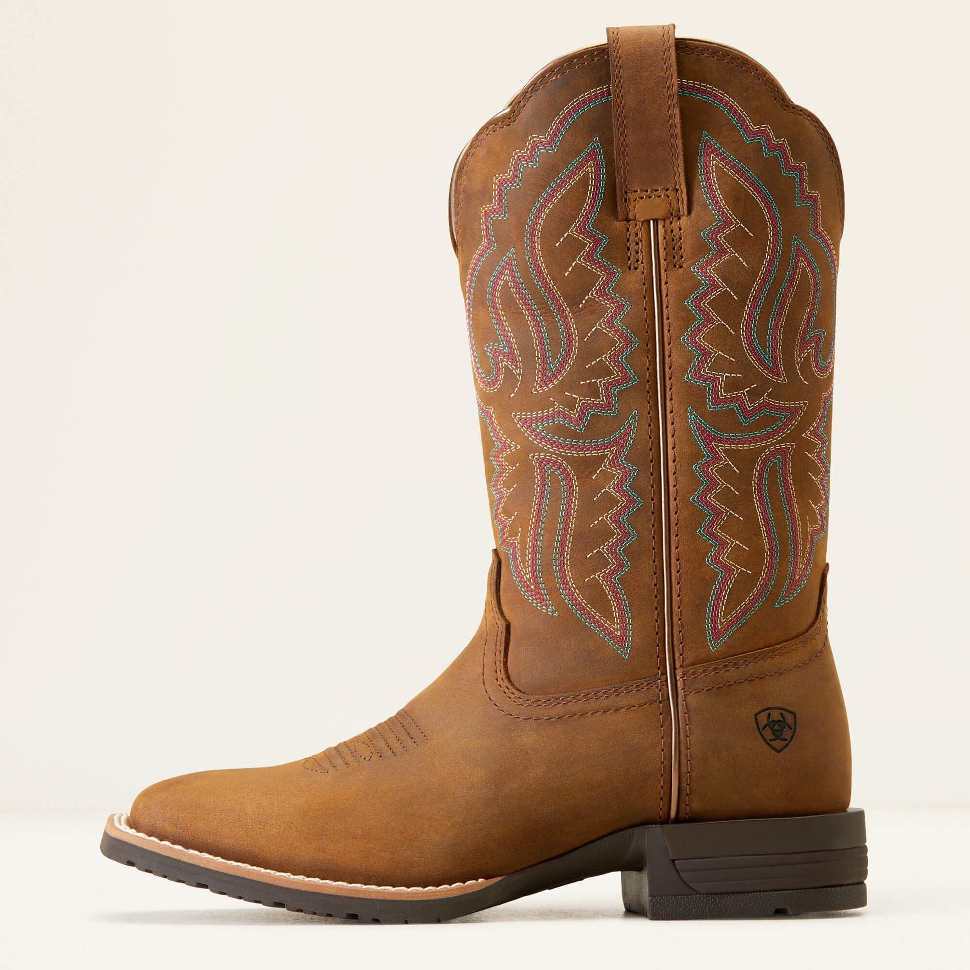 Hybrid Ranchwork Wide Square Toe Western Boot Women | Ariat online shop